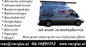 glas plaatsen